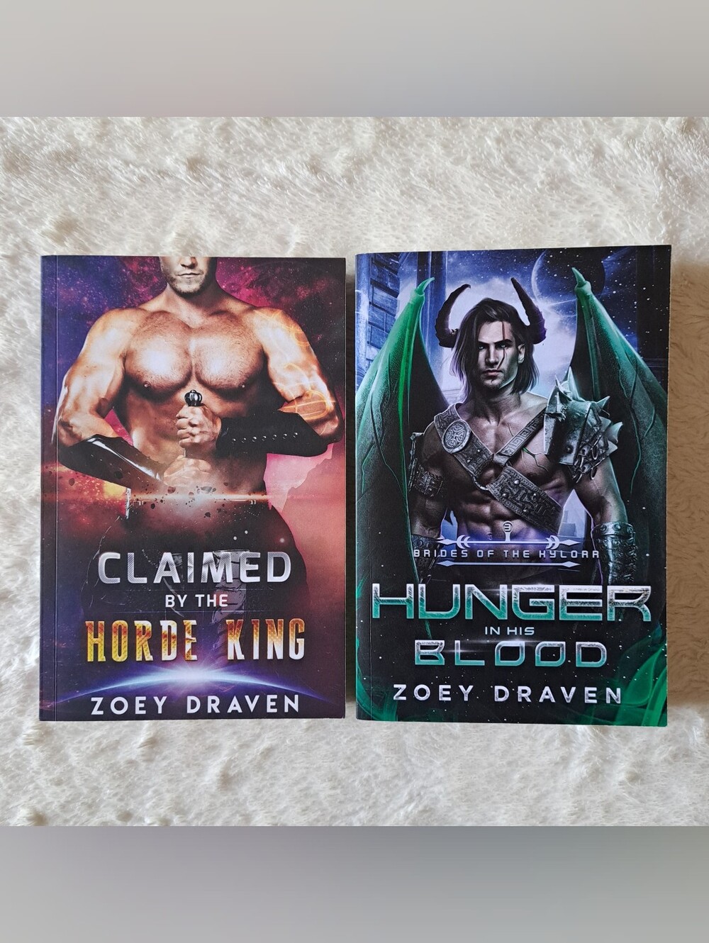 Claimed by the horde king and Hunger in his blood by Zoey Draven bundle